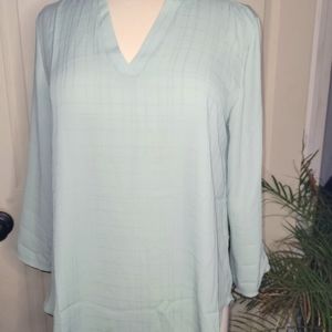 Sage green blouse womans top